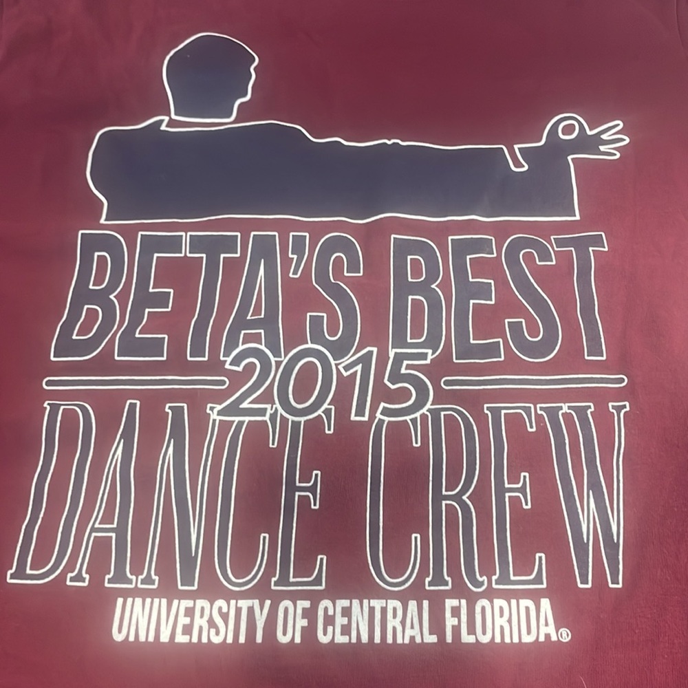 T-shirt Beta’s best dance crew University of Central Florida UCF 100% cotton S